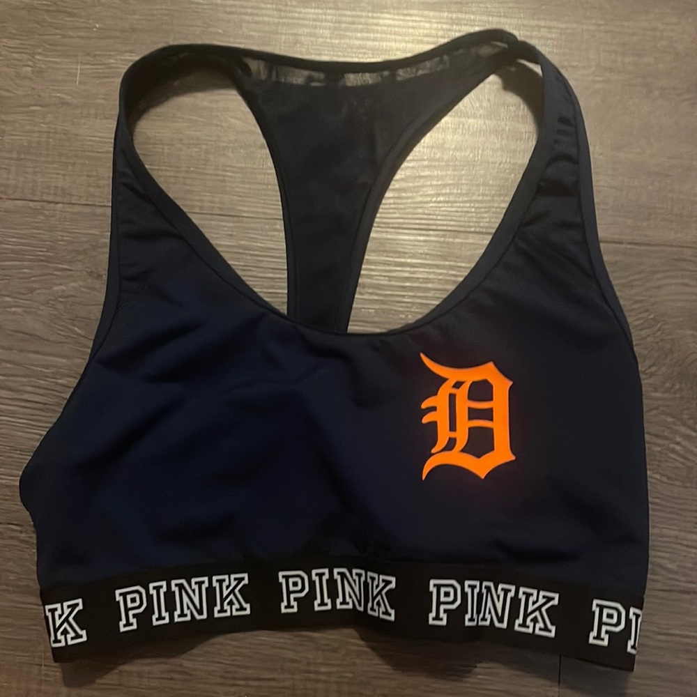 Victoria’s Secret PINK Detroit tigers sports bra